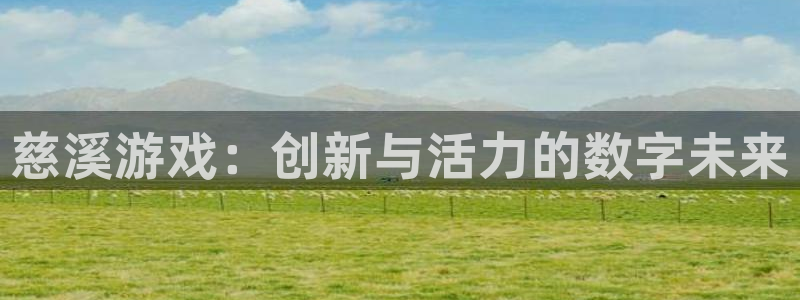 长运娱乐官网怎么不能用了：慈溪游戏：创新与活力的数字未来